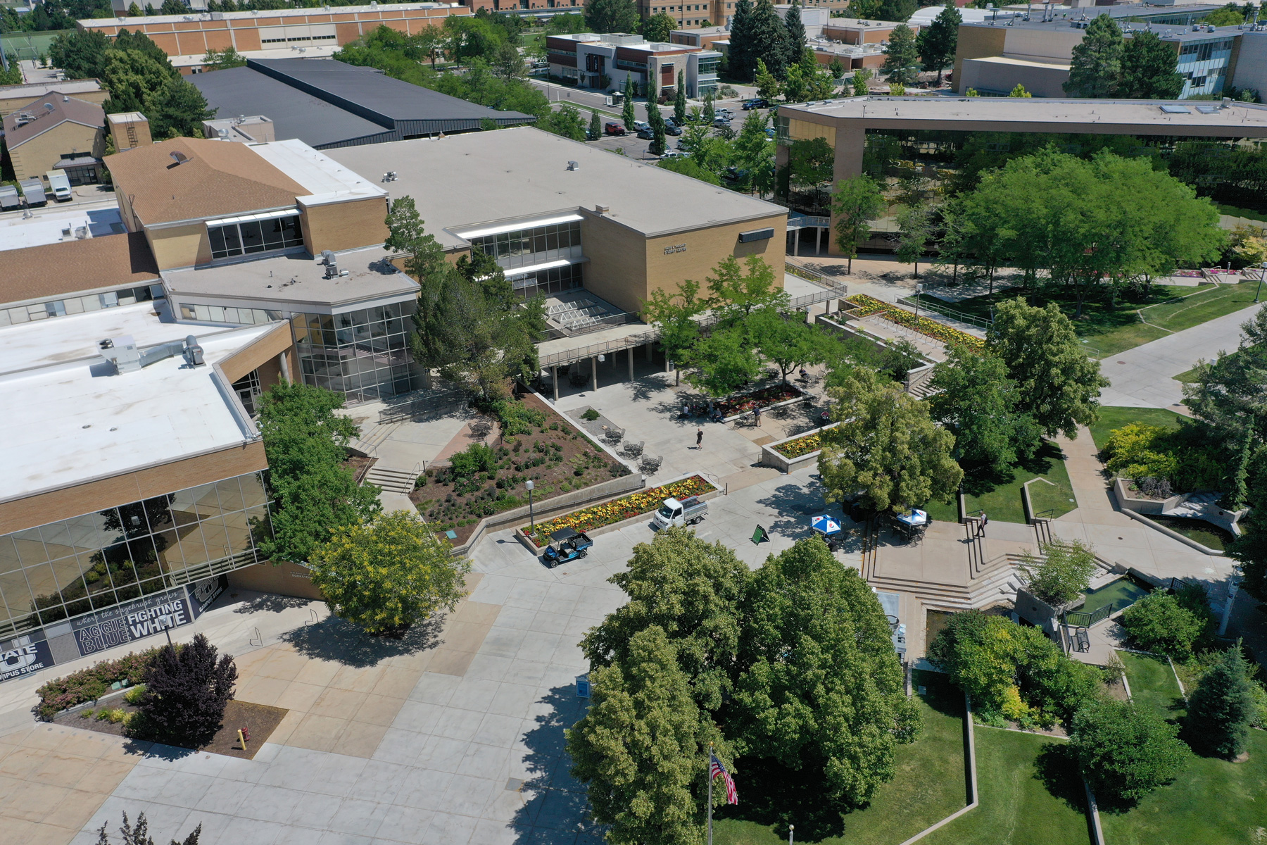 Taggart Student Center Aerial View 