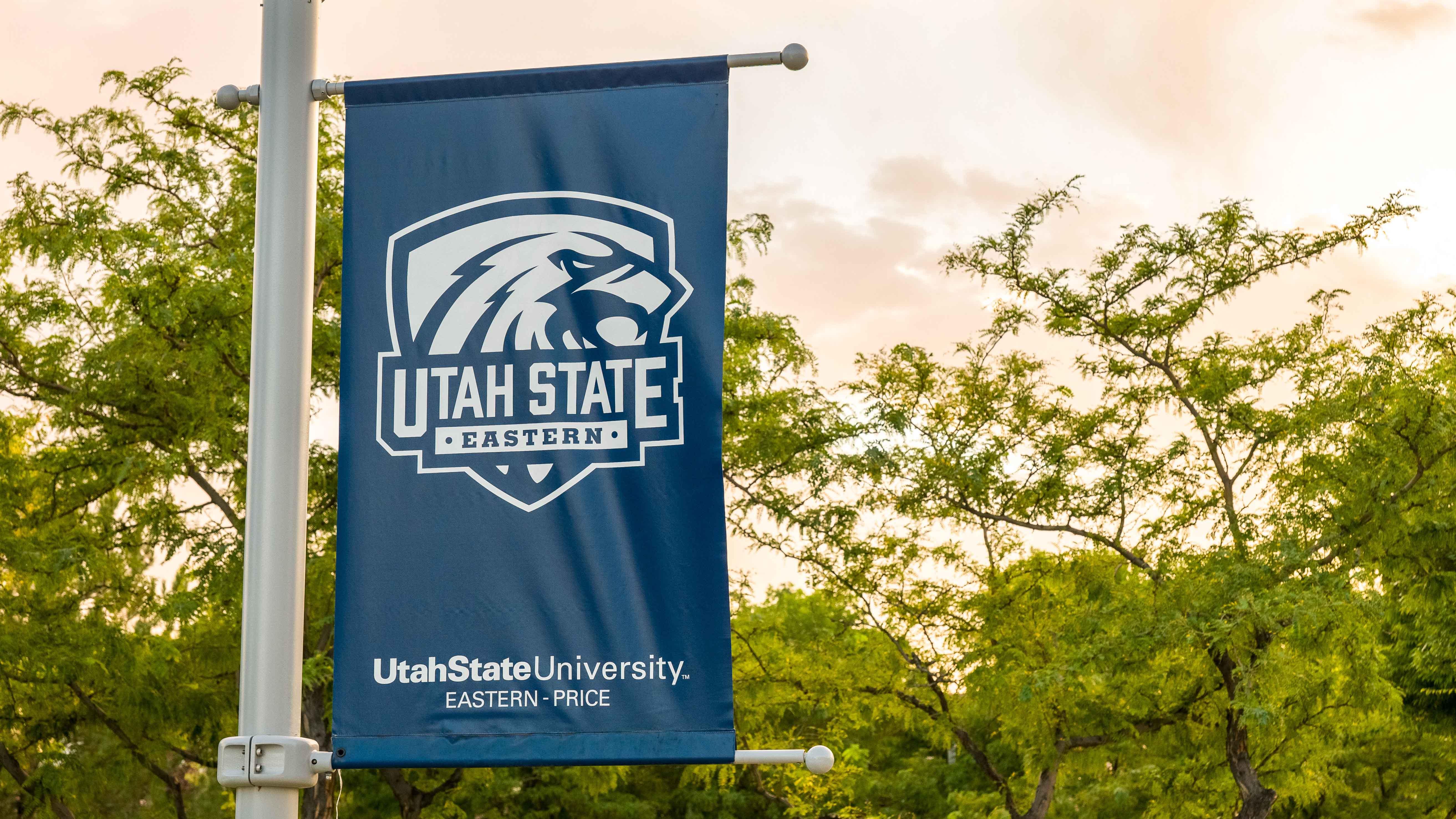 Banner hung at USU Eastern