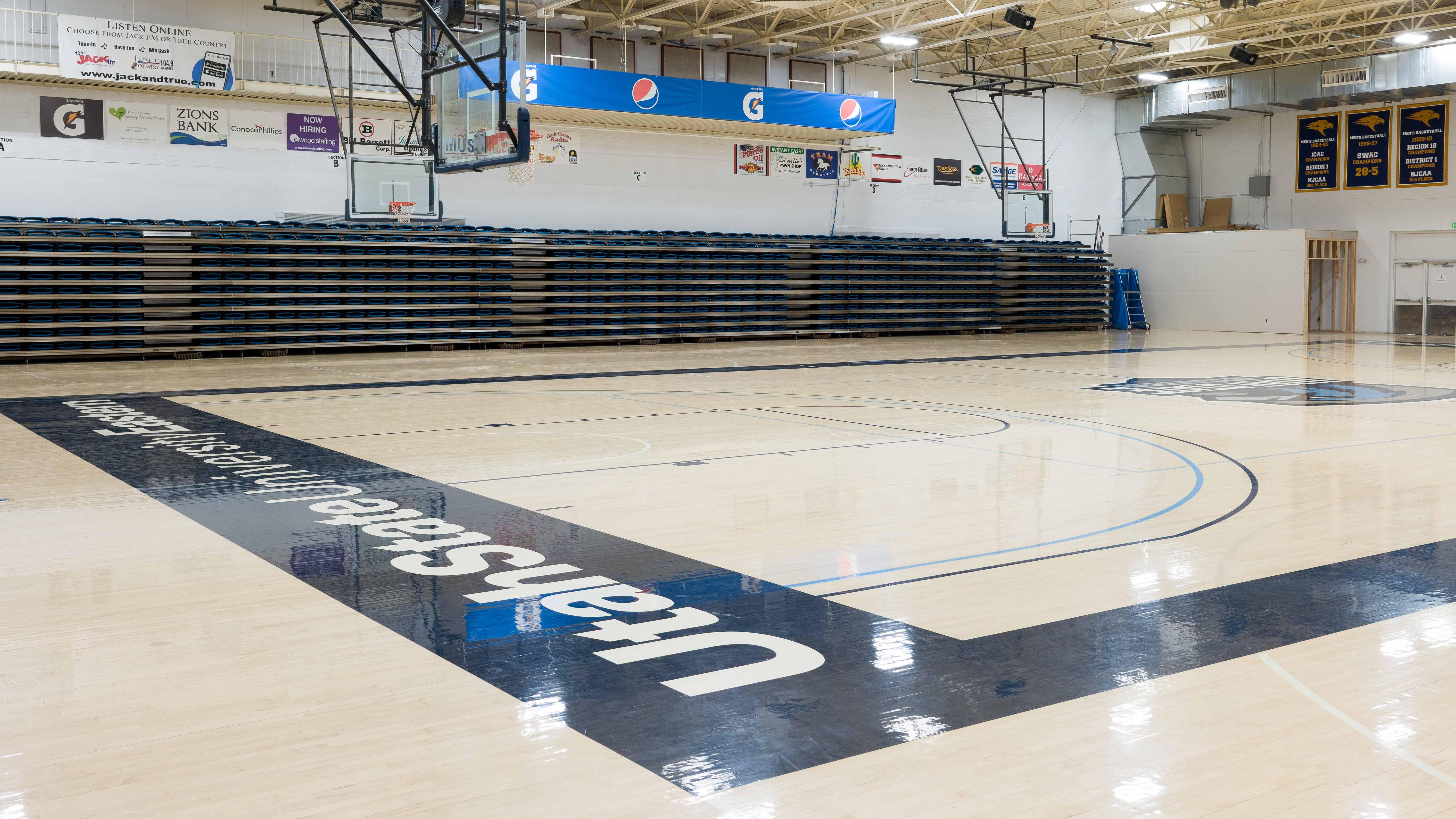 Basketball court at USU Eastern